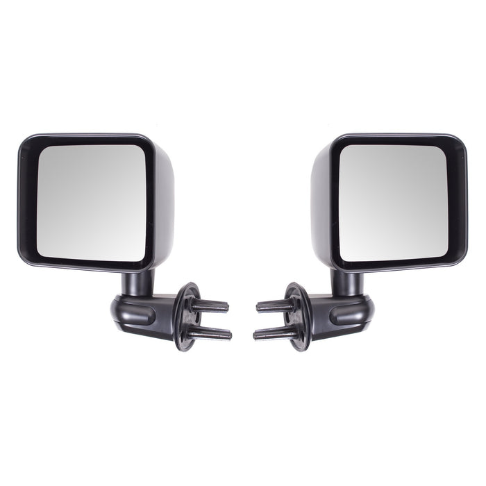 Omix 11002.21 Door Mirror Kit; Black; Left And Right; - Truck Part Superstore