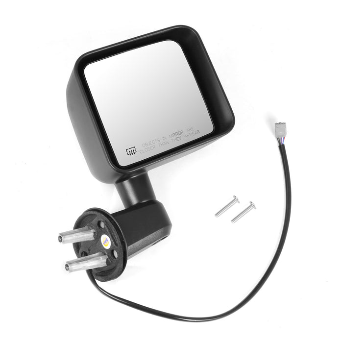 Omix 11002.24 Door Mirror; Right; Power; Black; Heated; - Truck Part Superstore
