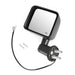 Omix 11002.25 Door Mirror; Left; Heated; Power; Black; - Truck Part Superstore