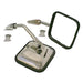 Rugged Ridge 11005.02 Side Mirror; Pair; Passenger Side Is Convex; Stainless Steel; - Truck Part Superstore