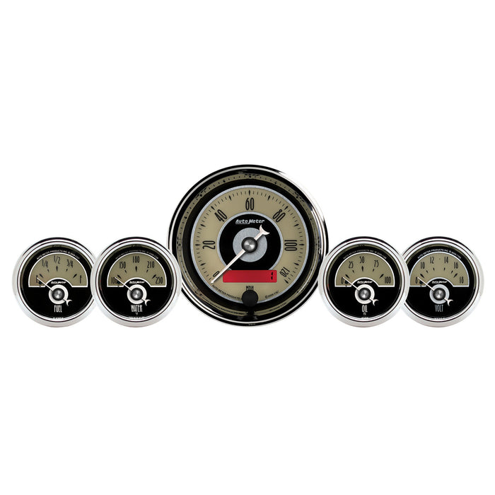 AutoMeter 1100 GAUGE KIT; 5 PC.; 3 3/8in./2 1/16in.; ELEC. SPEEDOMETER; CRUISER AD - Truck Part Superstore