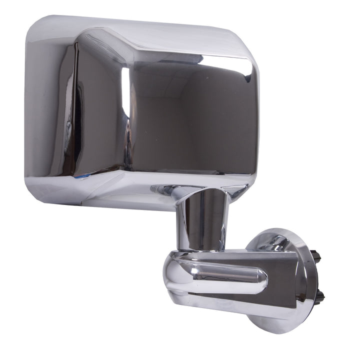 Rugged Ridge 11010.12 Door Mirror; Right [Passenger] Side; Chrome; Manual Mirrors; - Truck Part Superstore