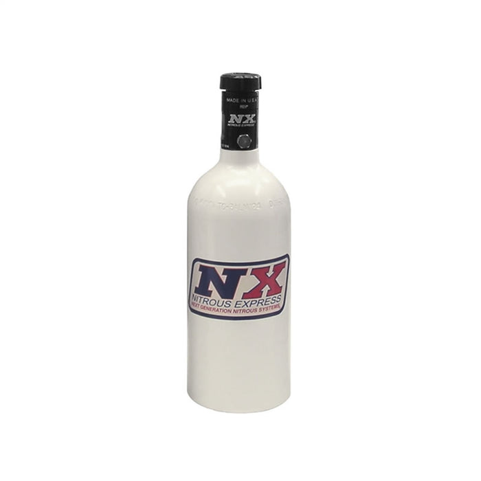 Nitrous Express 11010 1 LB BOTTLE W/MOTORCYCLE VALVE (3.2 DIA. X 9.83 TALL) - Truck Part Superstore