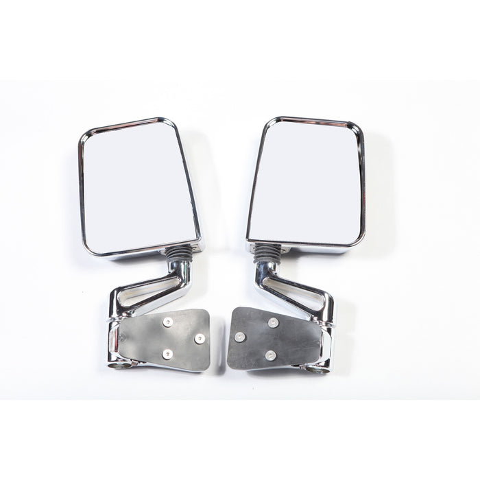 Rugged Ridge 11018.01 Dual Focal Point Mirror; Pair; Chrome; - Truck Part Superstore