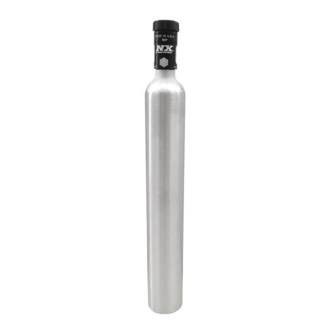 Nitrous Express 11021 7 OZ MINI-BOTTLE W0/MOTORCYCLE VALVE (2 DIA. X 11.36 TALL) - Truck Part Superstore