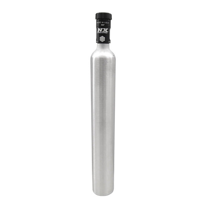 Nitrous Express 11022 10 OZ MINI-BOTTLE W/MOTORCYCLE VALVE (2 DIA. X 15.09 TALL) - Truck Part Superstore
