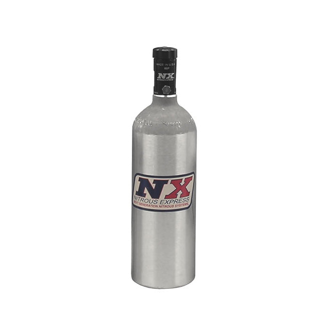 Nitrous Express 11023 1.4 LB BOTTLE W/ MOTORCYCLE VALVE (3.2 DIA. X 11.38 TALL). - Truck Part Superstore