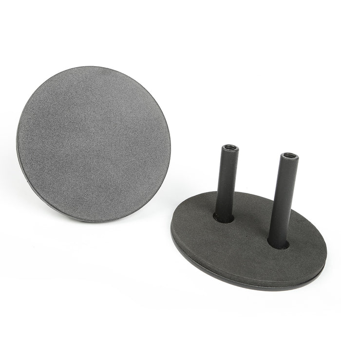Rugged Ridge 11025.06 Door Mirror Filler Plate; Textured Black; Pair; - Truck Part Superstore