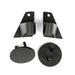 Rugged Ridge 11025.07 Mirror Relocation Bracket; Pair; Textured Black; - Truck Part Superstore