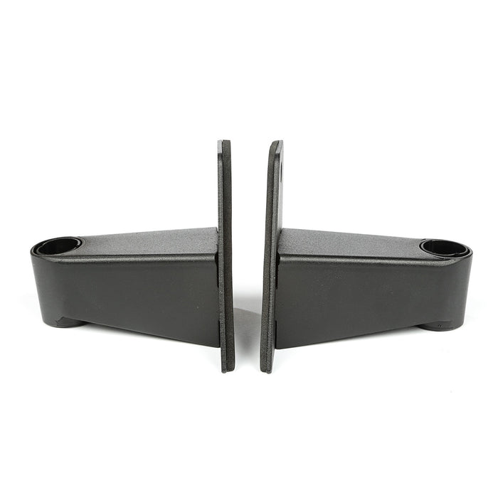 Rugged Ridge 11025.07 Mirror Relocation Bracket; Pair; Textured Black; - Truck Part Superstore