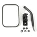 Rugged Ridge 11025.14 Quick Release Mirror; Textured Black; Rectangular; - Truck Part Superstore
