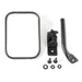 Rugged Ridge 11025.20 Stubby Trail Mirror; Rectangular; Textured Black; - Truck Part Superstore