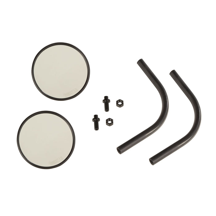 Rugged Ridge 11025.25 Round Trail Mirror Kit; 2 pc.; - Truck Part Superstore
