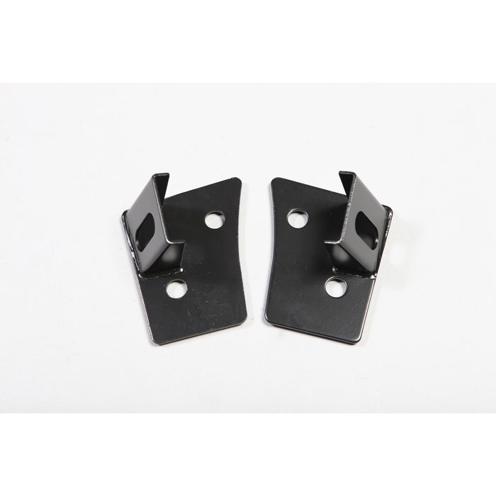 Rugged Ridge 11027.03 Windshield Hinge Light Bracket; Pair; Black; - Truck Part Superstore