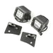 Rugged Ridge 11027.16 Windshield Bracket LED Light Kit; 3 in.; Square; Black; Pair; - Truck Part Superstore
