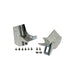 Rugged Ridge 11028.02 Windshield Hinge Light Bracket; Pair; Stainless Steel; - Truck Part Superstore