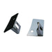 Rugged Ridge 11028.03 Windshield Hinge Light Bracket; Pair; Stainless Steel; - Truck Part Superstore
