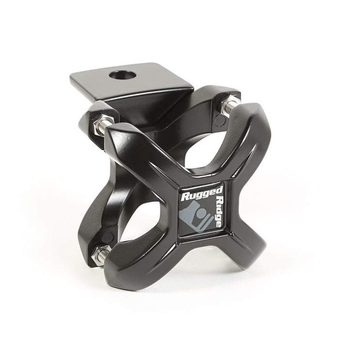 Rugged Ridge 11031.01 X-Clamp Light Mounting Bracket; Black; Fits All 1.25 to 2 in. Round Bars; - Truck Part Superstore
