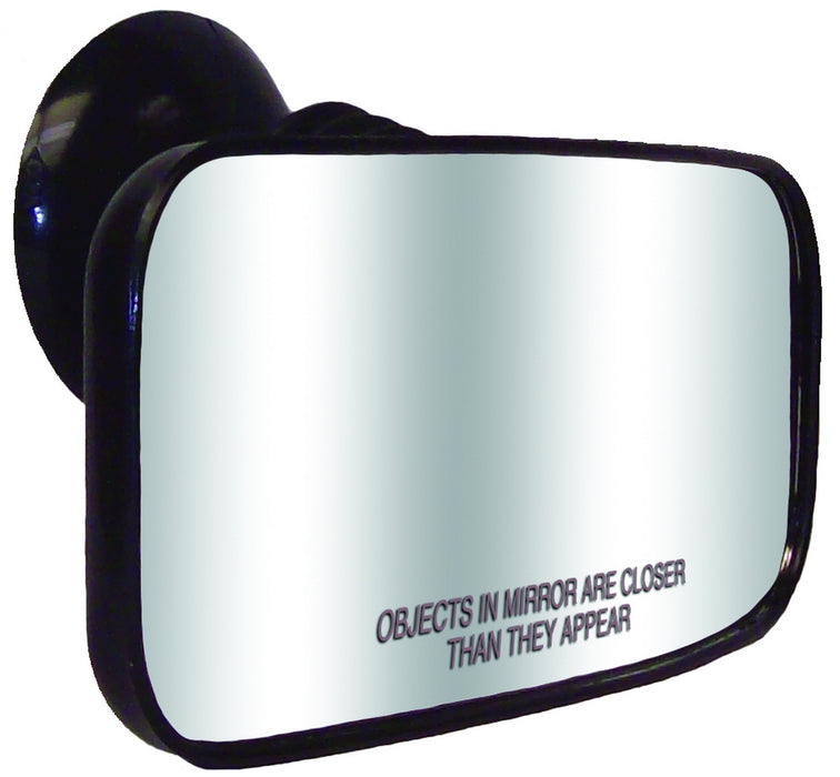 Cipa USA 11050 Suction Cup Mirror; 4 in x 8 in.; Fully Adjustable; Universal Mount; - Truck Part Superstore