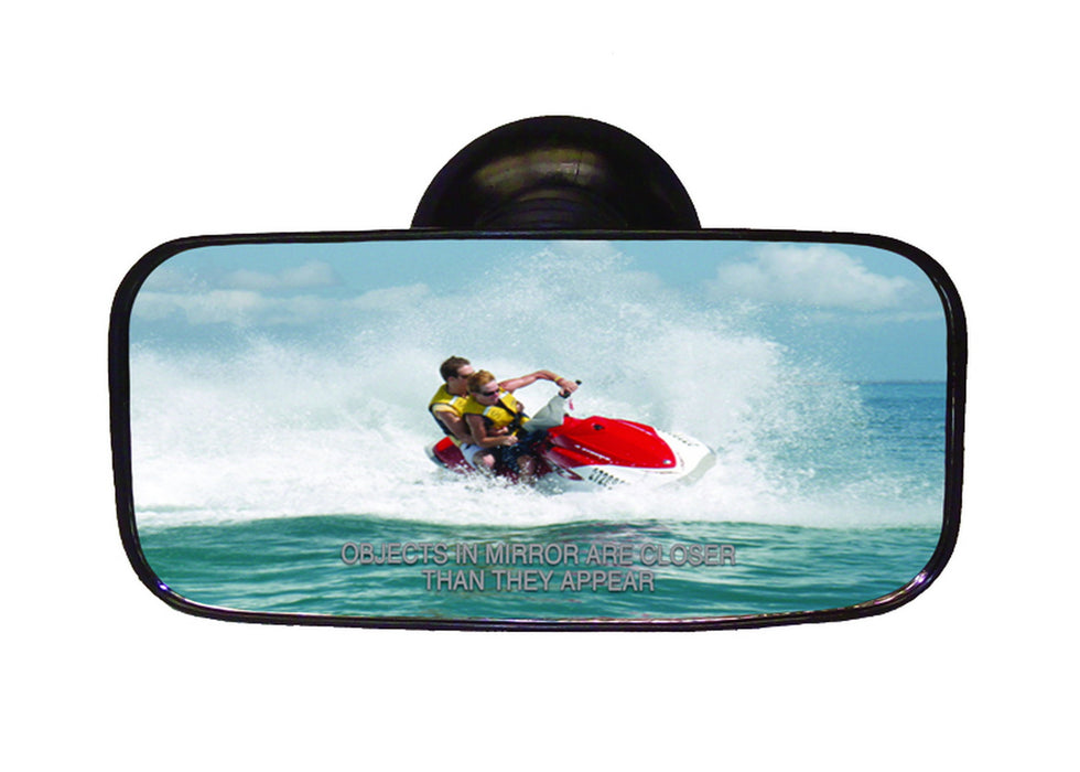 Cipa USA 11050 Suction Cup Mirror; 4 in x 8 in.; Fully Adjustable; Universal Mount; - Truck Part Superstore