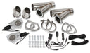 Hooker 11052HKR Exhaust Cut Out; Street Tease; 3 in.; Dual Exit; Incl. Y Cable; Stainless Steel; - Truck Part Superstore