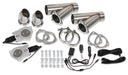 Hooker 11052HKR Exhaust Cut Out; Street Tease; 3 in.; Dual Exit; Incl. Y Cable; Stainless Steel; - Truck Part Superstore