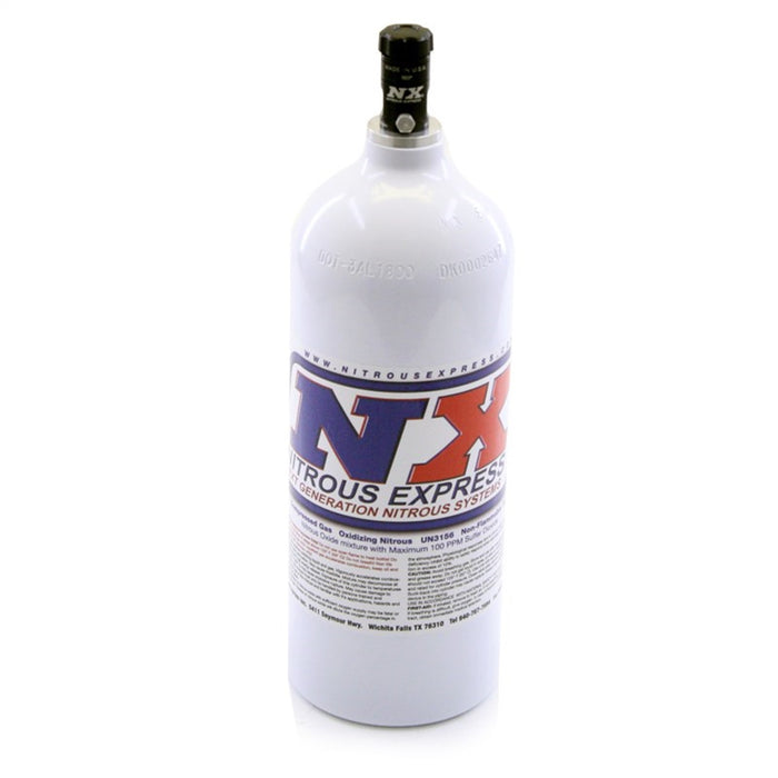 Nitrous Express 11055 5 LB BOTTLE W/MOTORCYCLE VALVE (5.25 DIA. X 16.14 TALL) - Truck Part Superstore