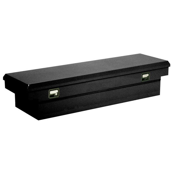 TrailFX 110702S Crsovr Std Sgl Lid Smooth Gloss Black Steel 70.25x20.5x17 - Truck Part Superstore