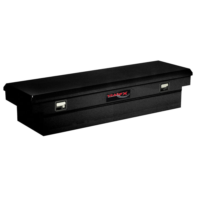 TrailFX 110703S Crsovr Std Sgl Lid Matte Black Steel 70.25x20.5x17 - Truck Part Superstore