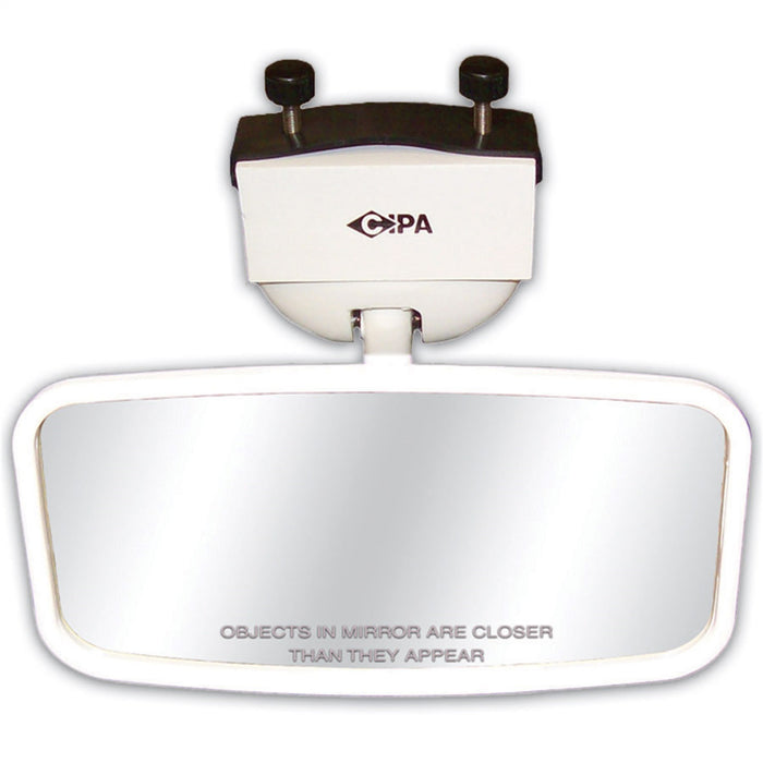 Cipa USA 11071 Concept II™ Boat Mirror; 4 in. x 8 in.; Convex White; - Truck Part Superstore