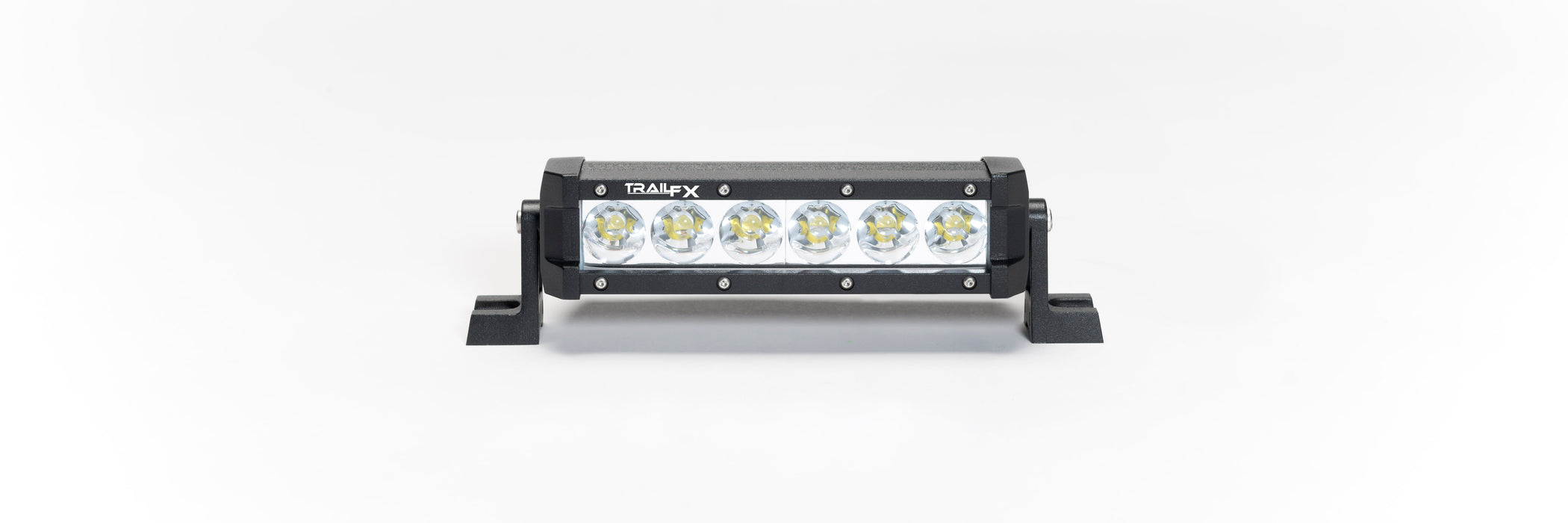 TrailFX 1108131 8 In 30W 2.40A At 12Vs 8 Deg Spot Beam 1400 Effect Lums Clear Lens Black Alum - Truck Part Superstore