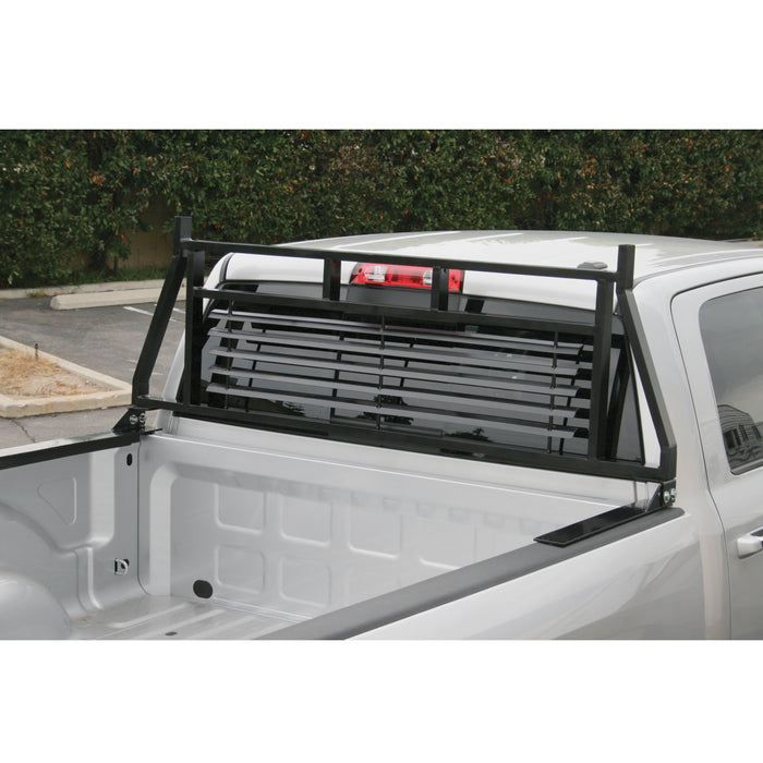 ARIES 111000 Classic Black Steel Headache Rack; Select Chevrolet; Ford; Dodge; GMC; Ram - Truck Part Superstore