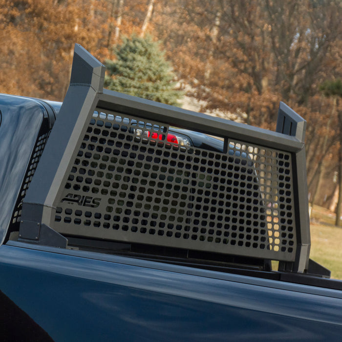 ARIES 1110103 AdvantEDGE Black Aluminum Headache Rack; Select Ford F-250; F-350 Super Duty - Truck Part Superstore