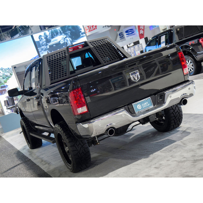 ARIES 1110111 Switchback Black Aluminum Headache Rack; Select Dodge; Ram 1500; 2500; 3500 - Truck Part Superstore