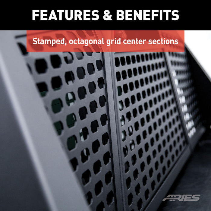 ARIES 1110114 Switchback Black Aluminum Headache Rack; Select Toyota Tacoma - Truck Part Superstore