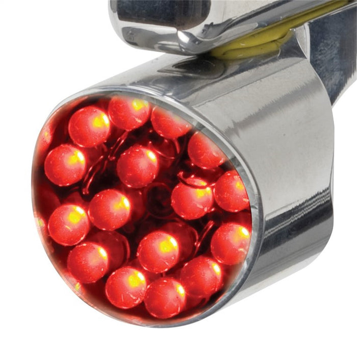 Lokar 1110158 Safety LED Taillight; Billet Aluminum; Clear Anodized; - Truck Part Superstore
