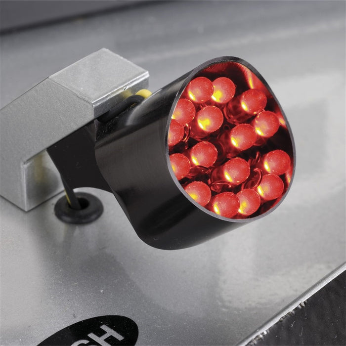 Lokar 1110157 Safety LED Taillight; Billet Aluminum; Black Anodized; - Truck Part Superstore