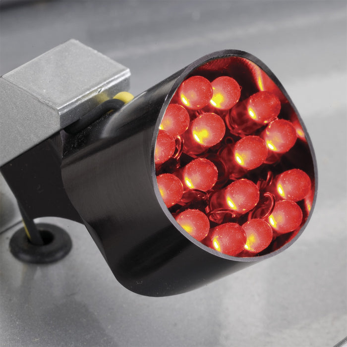 Lokar 1110157 Safety LED Taillight; Billet Aluminum; Black Anodized; - Truck Part Superstore