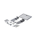 Rugged Ridge 11101.03 Hood Kit; Stainless Steel; - Truck Part Superstore