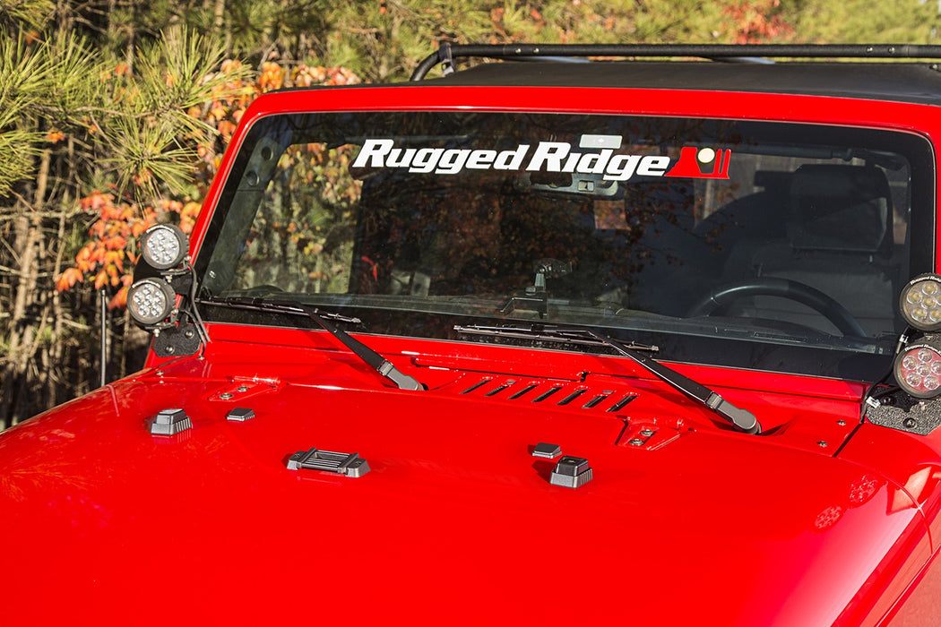 Rugged Ridge 11101.08 Elite Hood Dress Up Kit - Truck Part Superstore