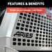 ARIES 1110201 AdvantEDGE Chrome Aluminum Headache Rack; Select Dodge; Ram 1500; 2500; 3500 - Truck Part Superstore