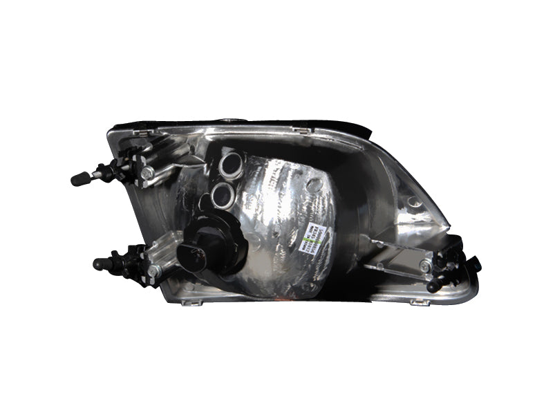 Anzo USA 111030 Crystal Headlight Set; Clear Lens; Chrome Housing; Pair; - Truck Part Superstore