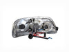 Anzo USA 111032 Projector Headlight Set w/Halo; Clear Lens; Chrome Housing; Pair; w/1 pc. LED; - Truck Part Superstore