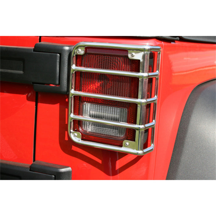 Rugged Ridge 11103.03 Taillight Guard; Stainless Steel; - Truck Part Superstore