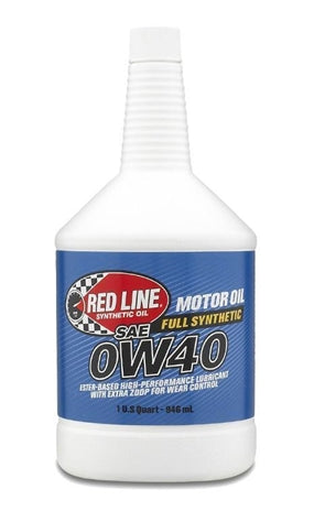 Red Line Oil 11104 0W40 Synthetic Motor Oil 1 Quart Red Line Oil - Truck Part Superstore