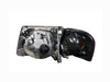 Anzo USA 111041 Crystal Headlight Set; Clear Lens; Black Housing; Pair; - Truck Part Superstore