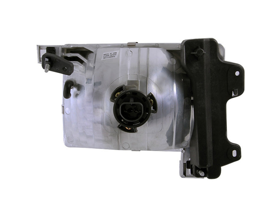 Anzo USA 111049 Crystal Headlight Set; Clear Lens; Chrome Housing; Pair; - Truck Part Superstore