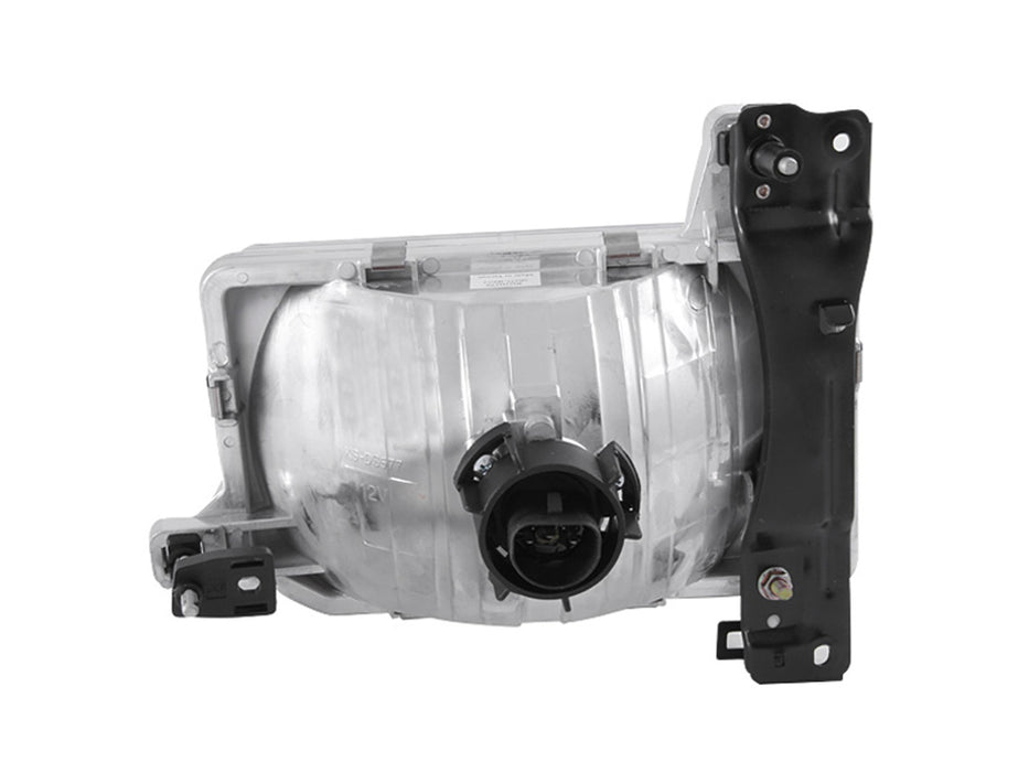 Anzo USA 111050 Crystal Headlight Set; Clear Lens; Chrome Housing; Pair; - Truck Part Superstore