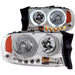 Anzo USA 111059 Crystal Headlight Set; Clear Lens; Chrome Housing; Pair; 1 pc.; - Truck Part Superstore
