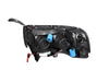 Anzo USA 111065 Projector Headlight Set w/Halo; Clear Lens; Black Housing; Pair; CCFL; - Truck Part Superstore